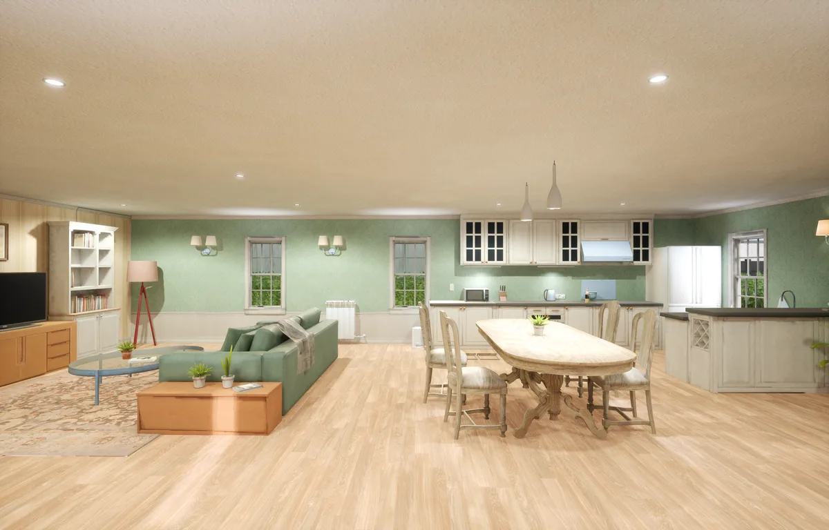 L'appartement reconstitué en réalité virtuelle
