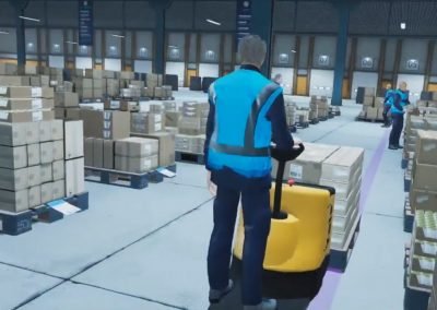 training sécurité logistique en réalité virtuelle