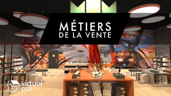 Virtual Pro-métiers de la vente et du commerce e, réalité virtuelle Virtual Pro-métiers de la vente et du commerce e, réalité virtuelle