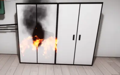 simulation incendie virtuelle