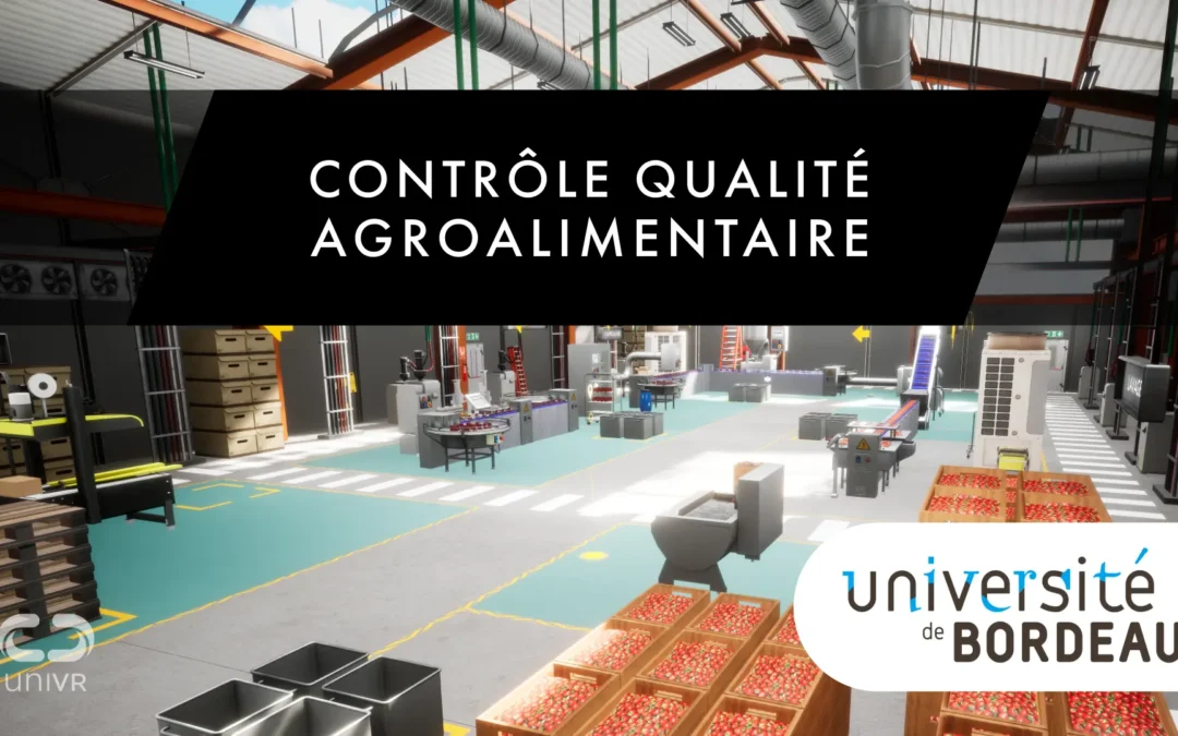Former au contrôle qualité dans l'agroalimentaire par la mise en situation en réalité virtuelle