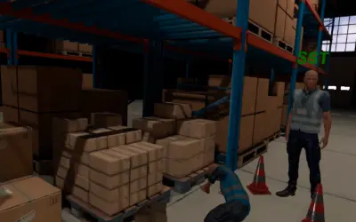 prévention des risques logistiques - réalité virtuelle